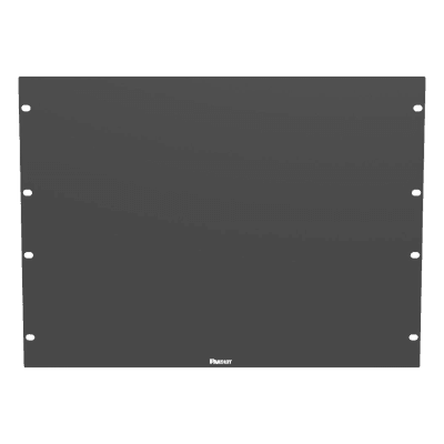 Tapa Ciega para Rack / 19 in / 8UR / Acero / Plano / Negro