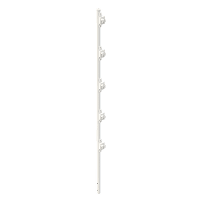 Poste para Cerca Electrificada / 5 Aisladores de Paso / Acero Galvanizado Cal. 18 / 1.2 m (3.9 ft) / Fijación Directa en Concreto