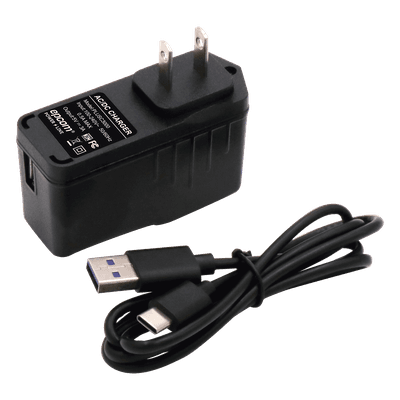 Adaptador de pared de 5 Vcc, @ 3 A con micro-USB tipo C
