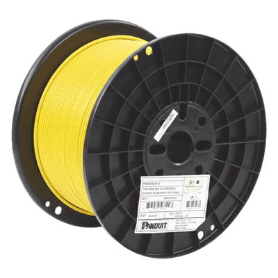 Bobina de Cable UTP de 4 Pares, Vari-MaTriX, Cat6A, 23 AWG, CMR (Riser), Color Amarillo, 305 Metros (1000 Pies)