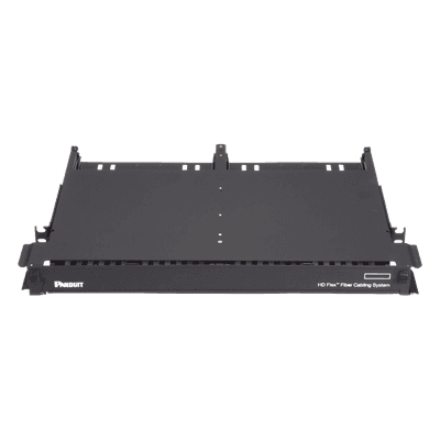 Panel de Distribución de Fibra Óptica / 144 Fibras / 12 Cassettes HD Flex / Bandeja Deslizable / 1 UR