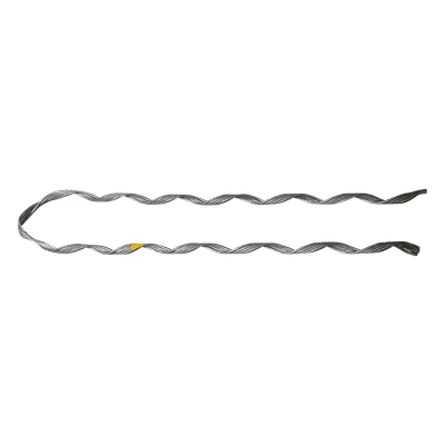 Remate Preformado para Fibra Óptica / Acero Galvanizado / Mini-ADSS 6-7 mm / Tensión 1300 N / 20 Años Vida Útil / Pierna Dispareja