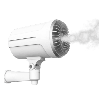 Generador de Niebla de Seguridad / Cobertura 150 m³ (5,297 ft³) en 10 s / Activación por Contacto Seco / 1 Disparo / Niebla Densa 45 min