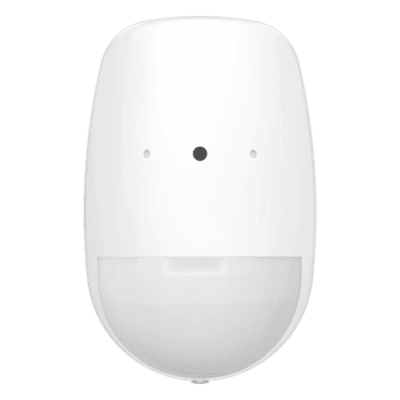 Sensor de Movimiento PIR y Ruptura de Cristal Inalámbrico / Detección PIR 12 m (39.4 ft) / Cobertura 85.9° / Ruptura de Cristal 8 m (26.2 ft) / 120° / Inmunidad a Mascotas 30 kg (66 lb) / Batería 4 Años / AX PRO