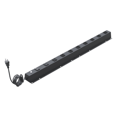 PDU Vertical / 10 Contactos NEMA 5-15R / 120Vca 15A / Racks EIRL y EIQR