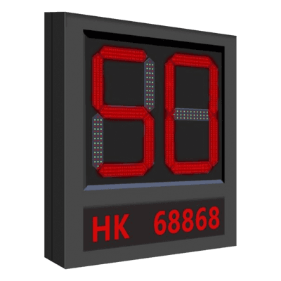 Pantalla LED para Aplicación de Estacionamientos / Indicador de Estados como Exceso de Velocidad, Velocidad Normal