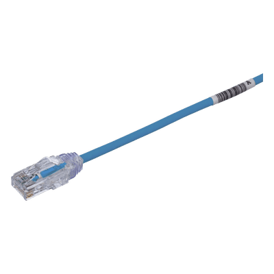 Cable de Parcheo UTP Cat6 / 28 AWG Diámetro Reducido 3.8 mm / 10 m (32.81 ft) / Rendimiento 250 MHz / Doble Clasificación CM/LSZH / PoE hasta 90 W