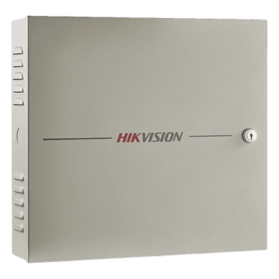 Controlador de Acceso / 4 Puertas / 8 Lectores Huella y Tarjeta / 100,000 Tarjetas / 300,000 Eventos / TCP-IP / Integración Video / Gabinete con Fuente 12V DC 8A