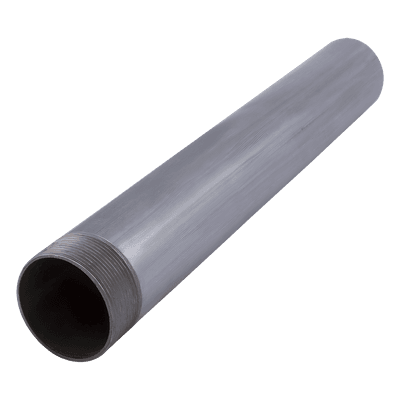 Tubo Conduit Pared Gruesa / 1/2" (13 mm) / 3 m (9.8 ft) / Galvanizado / Calibre 16 / Incluye Cople