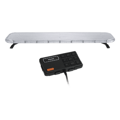 Barra de Luces LED / 46" (1.17 m) / 132 LEDs 3W / Rojo/Azul/Ámbar/Blanco / 45 Patrones / SAE Class I / -40°C a 70°C