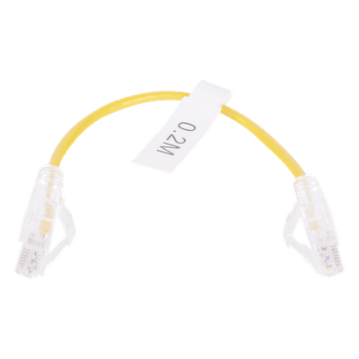 Cable de Parcheo Slim UTP / Cat6 / 20 cm (0.66 ft) / 28 AWG / 1 Gbps / RJ45
