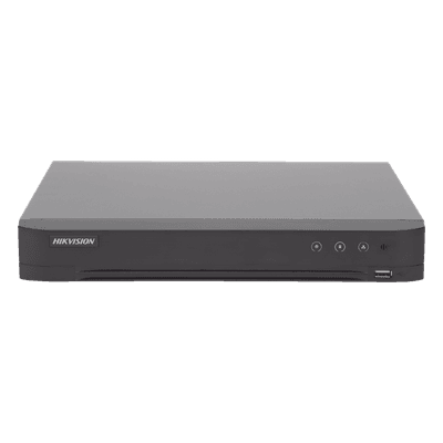 DVR 8 Canales TurboHD + 4 Canales IP / 5 Megapixel - 3K Lite / Acusense (Evita Falsas Alarmas) / Audio por Coaxitron / 1 Bahía de Disco Duro / H.265+ / Salida de Video en Full HD