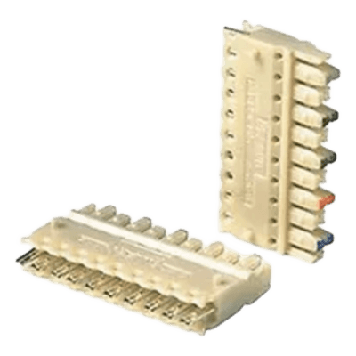 Block de Conexiones 110 / Cat 5e / 4 Pares / 1.2' x 0.92' x 0.24' / Paquete 10 pzas