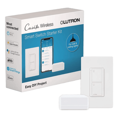 Kit de Inicio para Iluminación Inteligente / Hub Smart Bridge / Interruptor On/Off 5 A / Control por App y Asistentes de Voz / Requiere Neutro