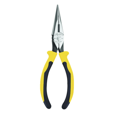 Pinza de Punta Cónica con Corte / 6.75" (171 mm) / Cabeza Delgada / Mordazas Moleteadas / Mango Bimaterial Antideslizante