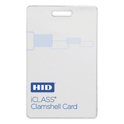 Tarjeta de Proximidad iClass / 26 Bits / Memoria 2K / Formato Clamshell Grueso / Programación Aleatoria