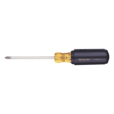 Desarmador Phillips / Punta N.º 2 / Barra Redonda 10.2 cm (4 in) / Mango Cushion-Grip / Cromado Resistente a Corrosión