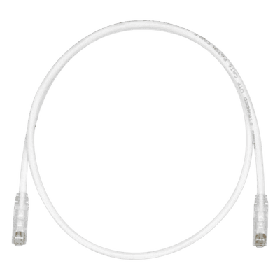 Cable de Parcheo UTP Cat6 / 24 AWG / CM / 4.57 m (15 ft) / Blanco Mate