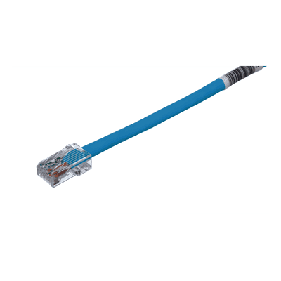 Cable de Parcheo / UTP Cat5e / 24 AWG / CM / 0.3 m (1 ft) / Azul