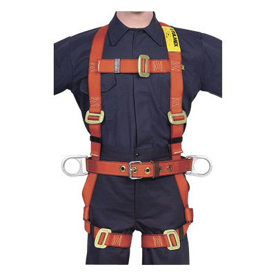 Arnés de Cuerpo Completo / Parada de Caídas y Posicionamiento / Unitalla / 1.5 kg / 3 Anillos D / Normativa ANSI-OSHA-ISO-NMX