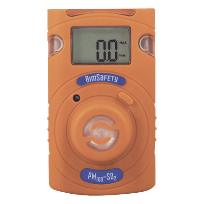 Monitor de Gas Personal / SO₂ / Sensor Electroquímico / Alarma Triple / Pantalla LCD / Diseño Industrial