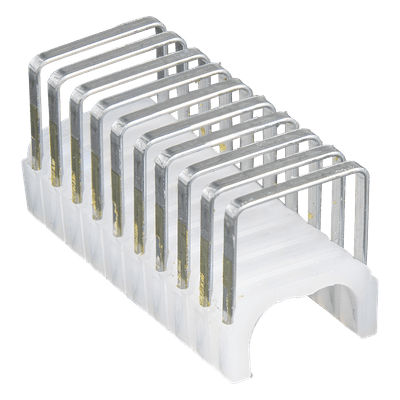 Grapas para cable / Aislamiento plástico UL / 300 piezas / 9 mm x 15 mm / 0.35 x 0.59 in / NM Romex 14/3, 12/3