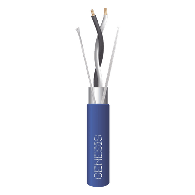 Cable de Comunicación / EIA-485 2x22 AWG / Blindado Trenzado / Plenum / Bobina 305 m (1000 ft) / Azul