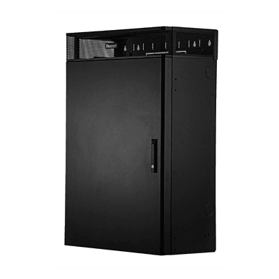 Gabinete de Montaje en Pared / 12 UR Totales / 6 UR Equipo Activo + 6 UR Pasivo / Carga 136.08 kg (300 lbs) / Acero Calibre 16 / UL 2416
