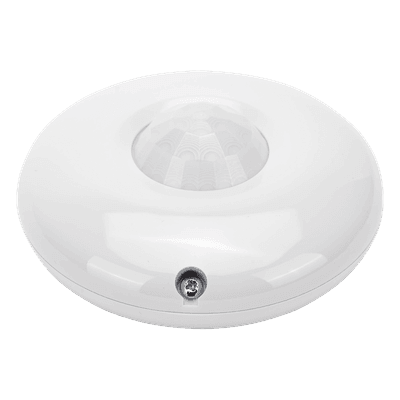 Sensor PIR de Techo / Detección 360° / Alcance 12 m (39.4 ft) / Inalámbrico / Interior / Óptica 3D