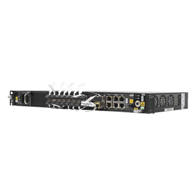 Mini OLT / 16 Puertos GPON / Módulos C+ Incluidos / 88 Gbps / 10GE SFP+ / 1U Rack 19" / AC o -48 VDC