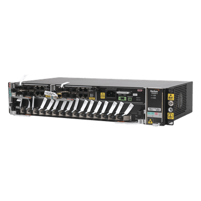 OLT GPON Carrier Class / 16 Puertos GPON / Backplane 800 Gbit/s / Uplink 1.04 Tbit/s / 2 UR / Fuente AC 90-290 VCA