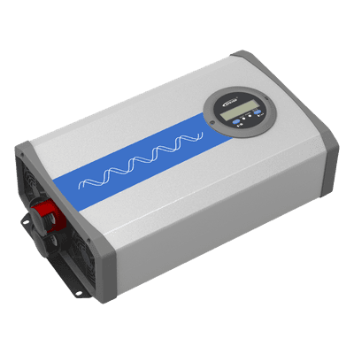 Inversor de Onda Senoidal Pura / 2000W Continuos / Entrada 24V DC / Salida 120V AC / Factor de Potencia 1 / Baterías Litio