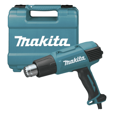 Pistola Térmica Industrial / Temperatura Variable 122-1022°F / Flujo de Aire 7-14 CFM / Diseño Compacto 1.5 lbs / Estuche Incluido