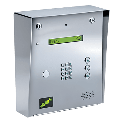 Portero Telefónico / Conexión Celular-Internet-POTS / Pantalla LCD 1/2" / 2-48 Lectores / 3000 Contactos / Full Duplex