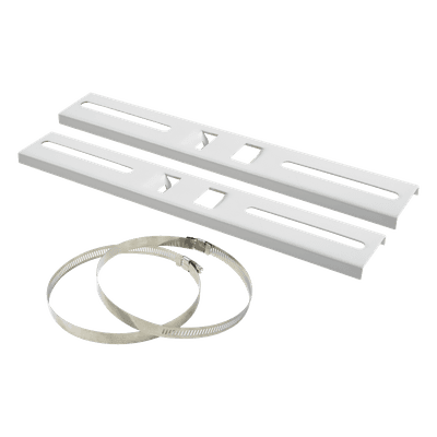 Montaje de Metal para Poste Universal / Ajuste 115-280 mm / Carga 30 kg / Ángulo 45° / Acero con Pintura Electroestática / 300x44 mm (0.98x0.14 ft)