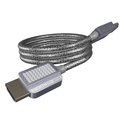 Cable HDMI de Alta Resolución en 8K / Versión 2.1 / 1 Metro (3.28 Pies) de Longitud / Recomendado para Audio eARC / Dolby Atmos