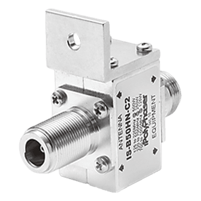 Protector Coaxial RF / 125-1000 MHz / 50 Ω / Conectores N Hembra / Ceja Frontal / 500W