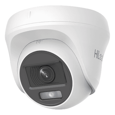 Turret TURBOHD 1080p / Imagen a Color 24/7 / Lente 2.8 mm / ColorVu Lite / Luz Blanca 20 mts / Uso en Interior / Policarbonato