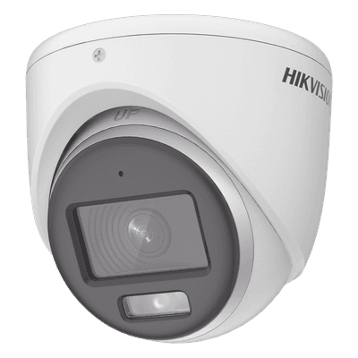 [ColorVu] Turret TURBOHD 3K (5 Megapixel) / Micrófono Integrado / Lente 2.8 mm / Imagen a Color 24/7 / 20 mts Luz Blanca / Exterior IP67 / dWDR / 4 Tecnologías