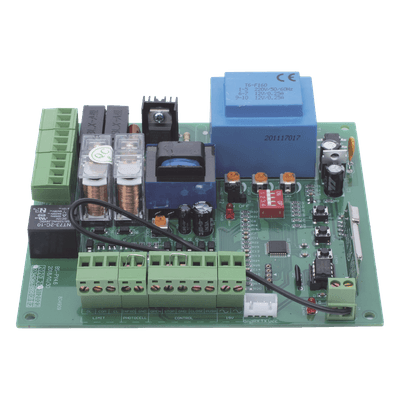 Tarjeta Electrónica de Control / Motor de Barrera Vehicular / Protección contra Sobrecargas / Diseño Compacto / Operación en Condiciones Extremas