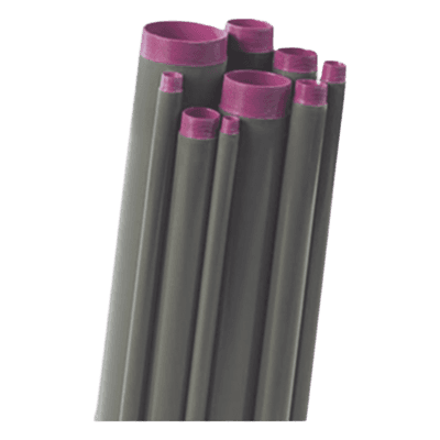 Tubo Conduit Rígido / Aluminio 6063 Recubierto PVC / 1" (25.4 mm) / 3.05 m (10 ft) / 40 mils PVC / Sin Costura