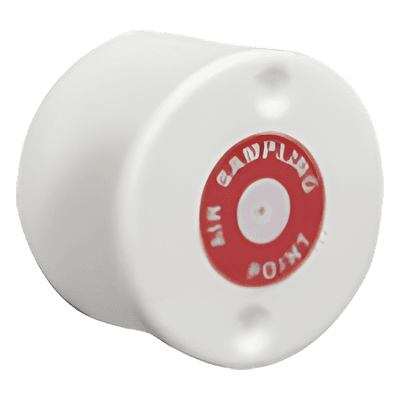 Punto de Muestreo / Sistemas de Detección de Humo por Aspiración / Compatible con Capilar RP5219 / Conector RP5223 / Conexión Tipo T / Plástico Resistente al Fuego / UL y NFPA / Espacios Plenum