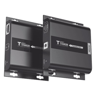Kit Extensor HDMI para distancias de 120 metros / Resolución 4K @ 30Hz / Cat 6 / Soporta conexión Uno a Uno y Uno a Muchos / Soporta hasta 253 Rx / Baja Latencia / Uso 24/7 / Soporta HDbitT / Compatible con Switch Gigabit