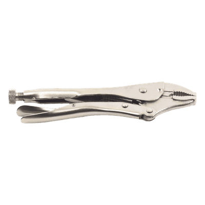 Pinza de Presión Ajustable / 10" (25.4 cm) / Quijada Curva / Corta Alambres Integrado / Acero CR-V / Apertura 1-1/2" (3.81 cm)