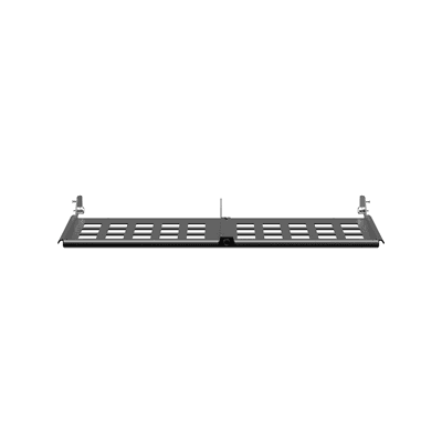 Organizador de Holgura para Fibra Óptica / 1 UR / 12 Casetes / Acero / 8.88' (225.5 mm) Profundidad / Negro