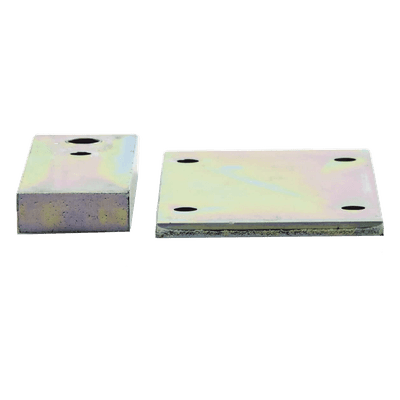 Herrajes con Placa y Montura Posterior / Alta Resistencia / Compatibilidad FAAC 400/422 / Anti-corrosión