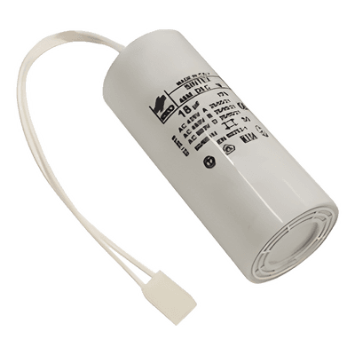 Capacitor / 18 µF / 450V / Conector integrado / Cable 150mm / FAAC 844ER