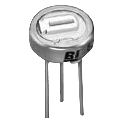 Potenciómetro Trimmer / 200 Ohm / 6.35 mm (0.25 in) / 1 Vuelta / 1/2 Watt / Cermet