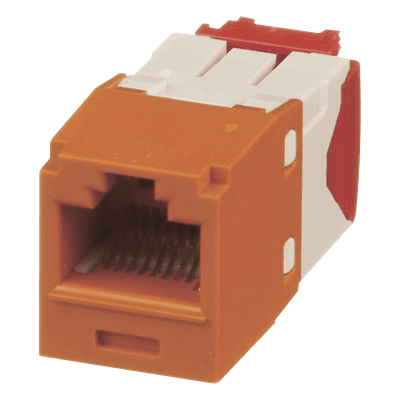 Conector Jack RJ45 / Categoría 5e / 8P8C / Terminación TG / Sin Herramienta de Impacto / -10°C a 65°C / 3.28 pies de Alcance de Frecuencia