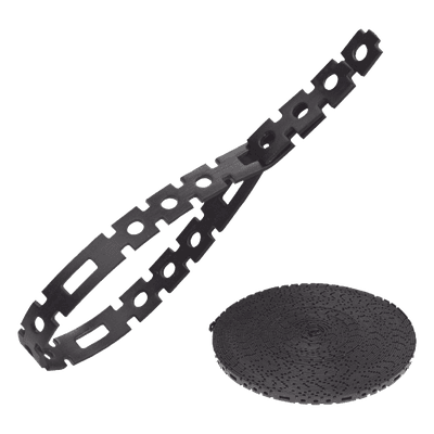 Rollo de Amarre para Cable / Nylon de Alta Resistencia / 18 kg (40 lb) / 23 m (75.4 ft) / Bloqueo Automático / Diámetro Máx 7.3 m (23.8 ft)